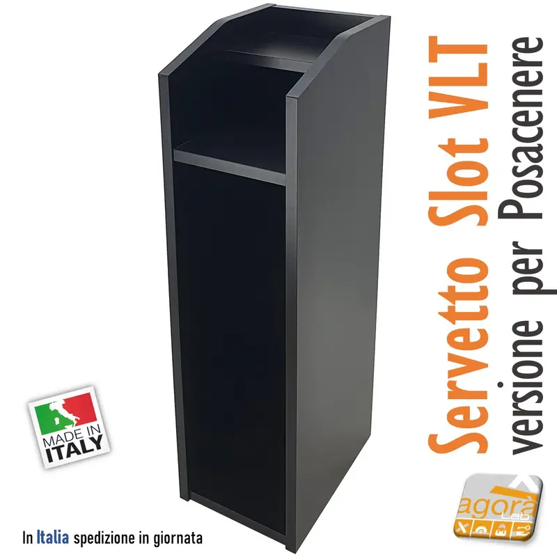 Servetto Divisorio Tavolino per Slot Machines VLT Sala Giochi Distanziale Table Slot posacenere