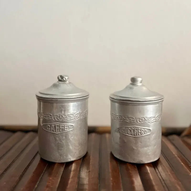 Set 2 Barattoli - Zucchero e Caffè - Vintage