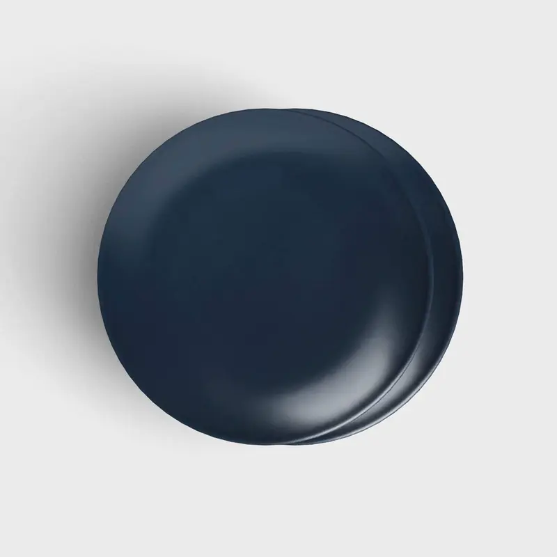 Set 2 piatti fondi blu