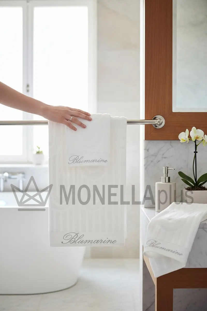 Set 2pz Asciugamani Monogram Blumarine