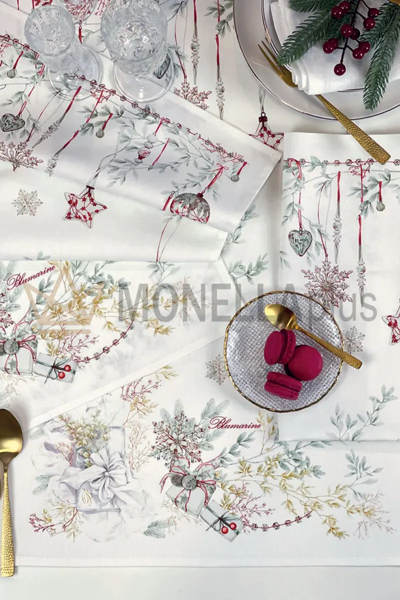 Set 3 canovacci Bianco Natale 50x70 Blumarine