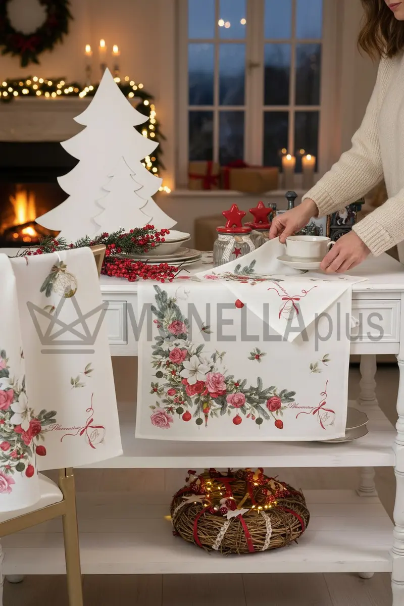 Set 3 canovacci  Merry Decor 50x70 Blumarine