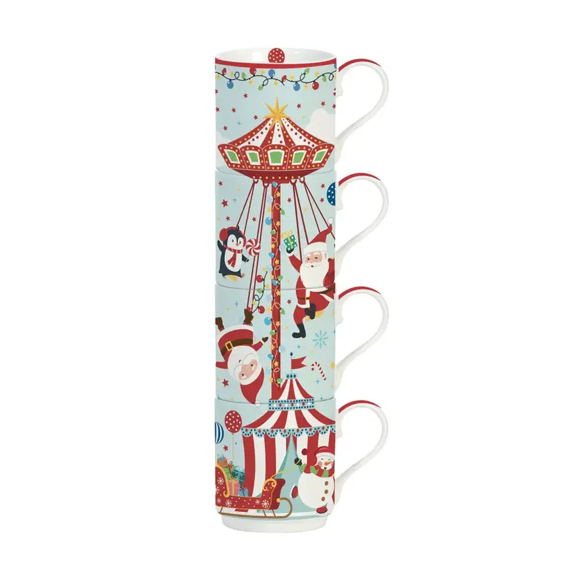 Set 4 tazze impilabili Stanta's Carousel | Easy Life
