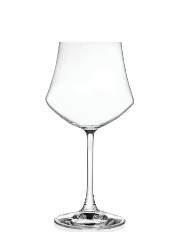 Set 6 calici vino rosso cristallo Ego