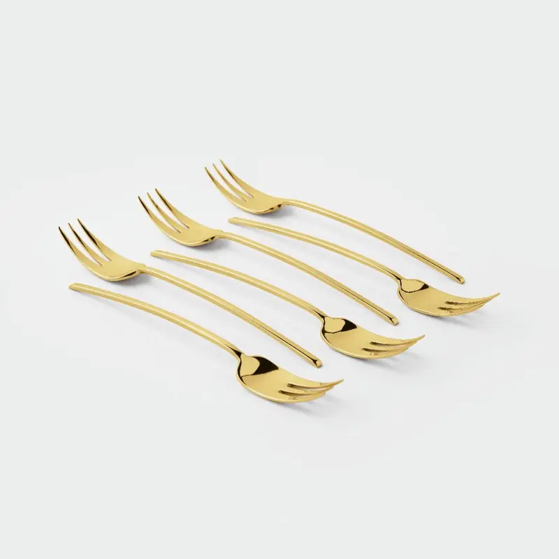 SET 6 FORCHETTE DOLCE SAMBONET 100 PVD GOLD