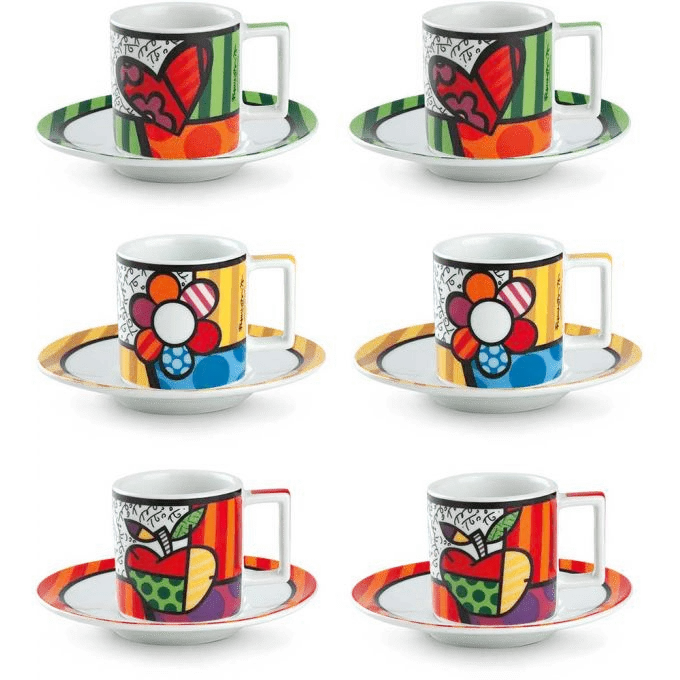 SET 6 TAZZINE CAFFE' BRITTO