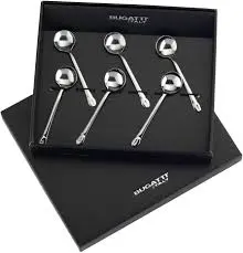 SET  CUCCHIAINI "NON SOLO CAFFE'" BUGATTI