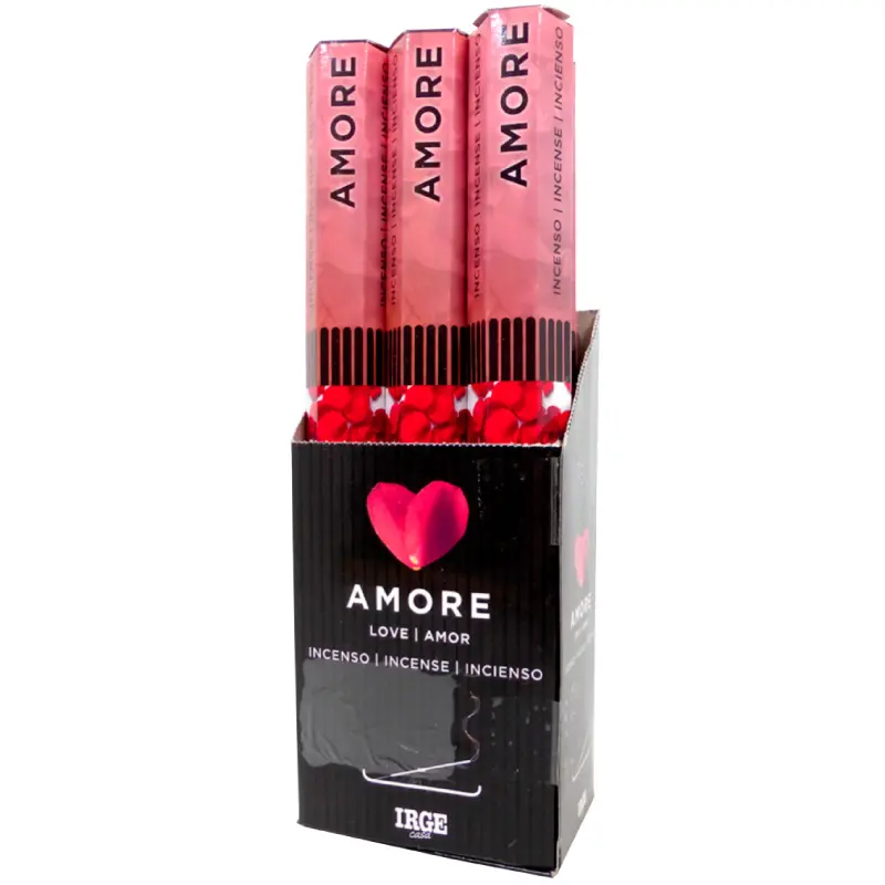 SET DA 6 CIN INCENSO AMORE 20 STICK