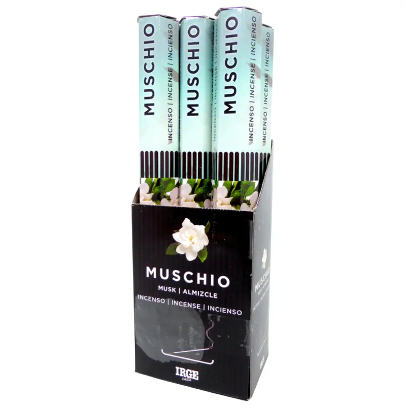 SET DA 6 CIN INCENSO MUSCHIO 20 STICK