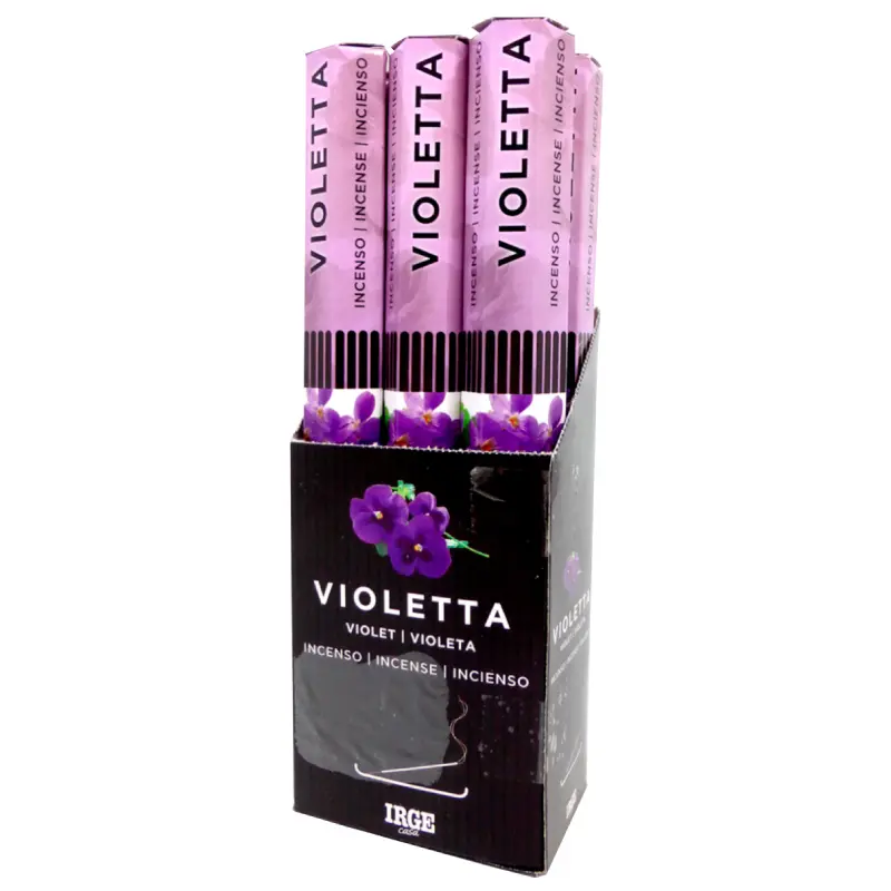 SET DA 6 CIN INCENSO VIOLETTA 20 STICK