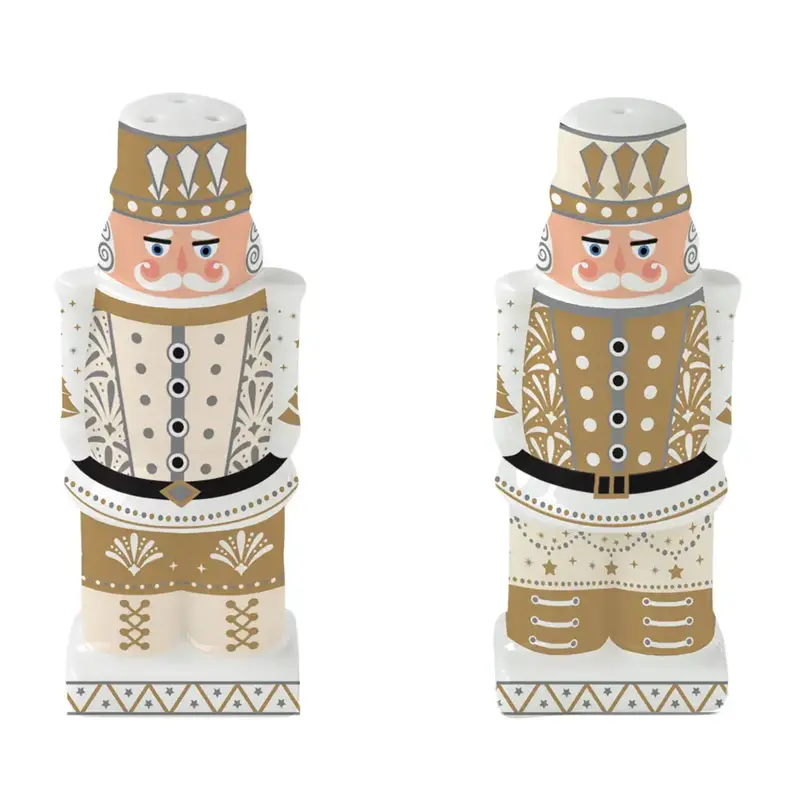Set sale e pepe sagomati in porcellana Royal Nutcracker | Easy Life