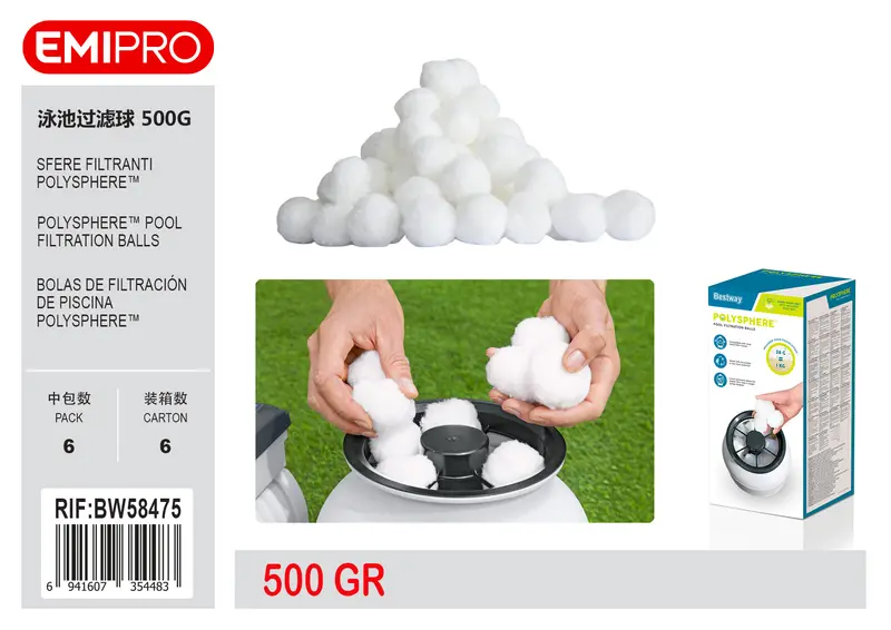 SFERE PER FILTRAZIONE 500G
