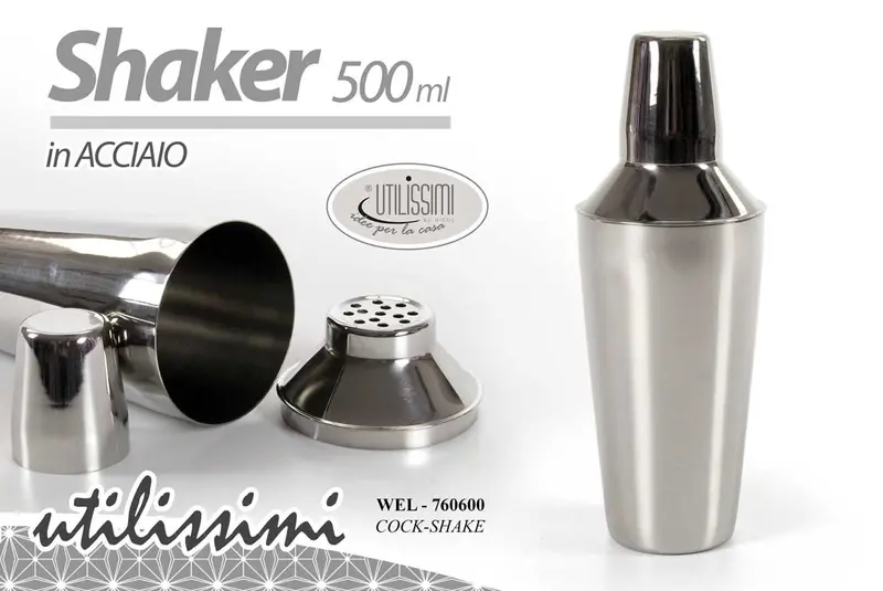 SHAKER SS304 500ML COCK-SHAKE