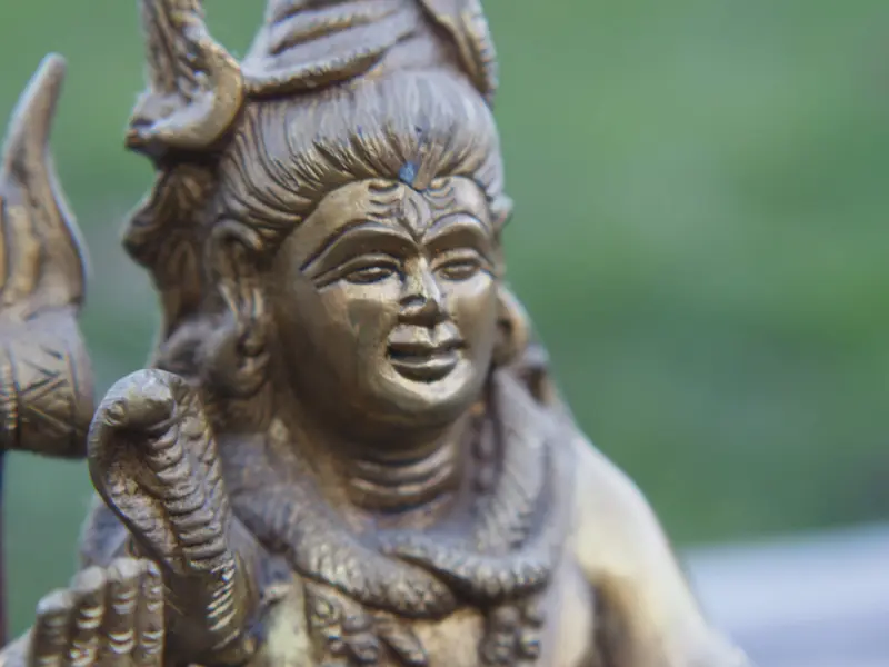 shiva ,shiwa in bronzo india , statua divinità hindu    cod.SHIWA40