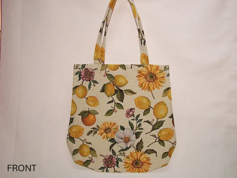 SHOPPER LEMONS AND SUNFLOWERS