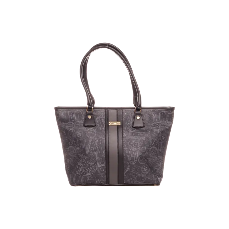 Shopping Borsa Nera ALV Alviero Martini doppio manico