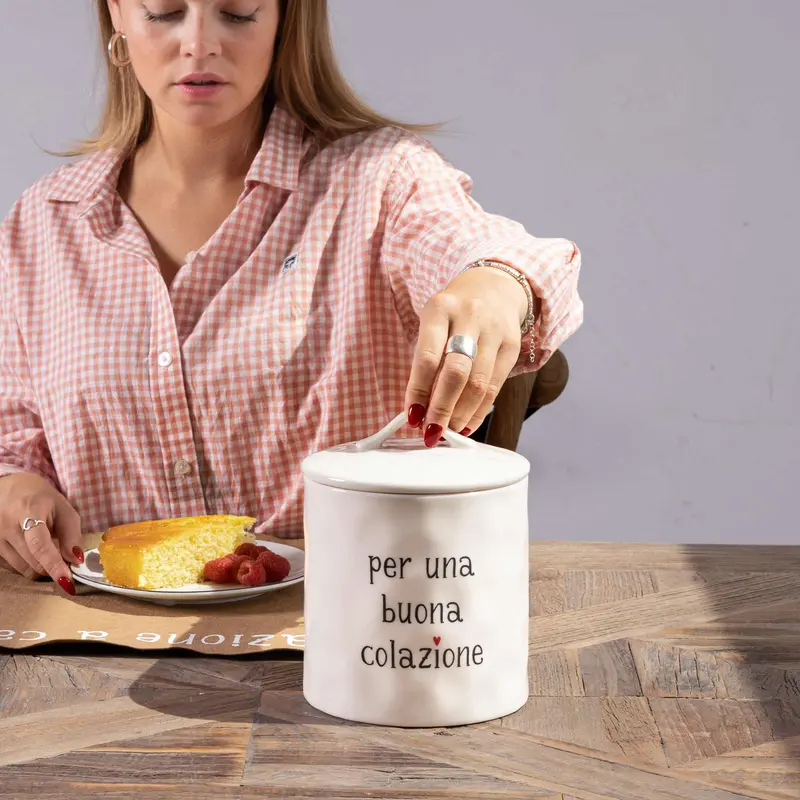 SIMPLE DAY - BARATTOLO "PER UNA BUONA COLAZIONE" IN GRES