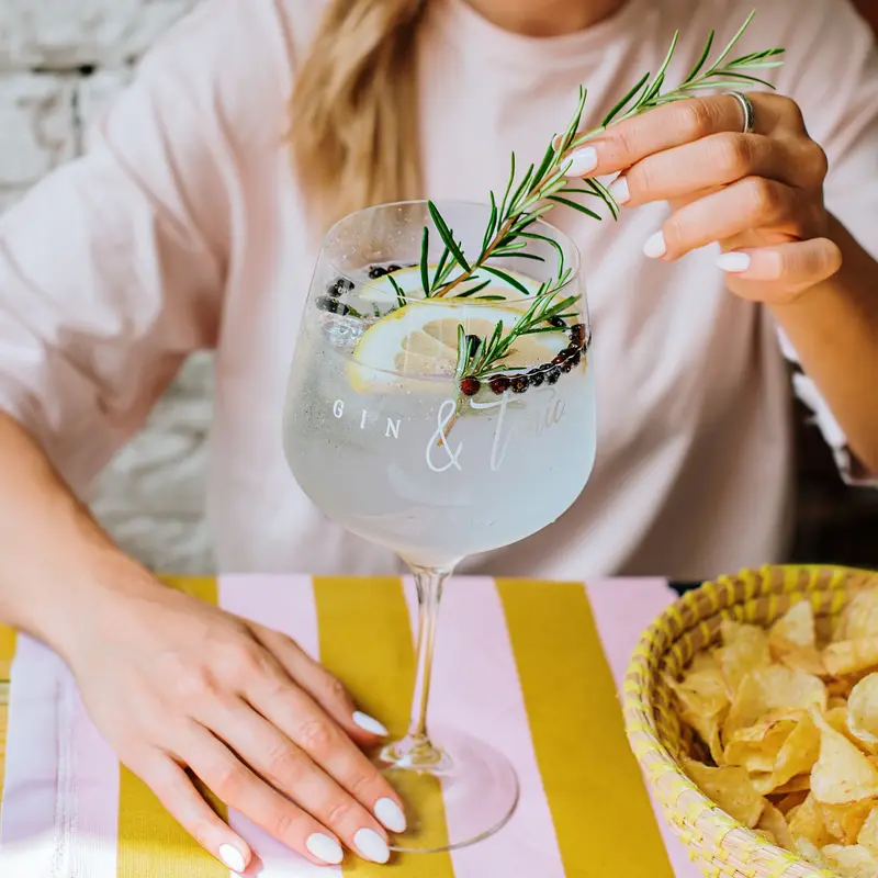 SIMPLE DAY - SET 2 CALICI " GIN TONIC"