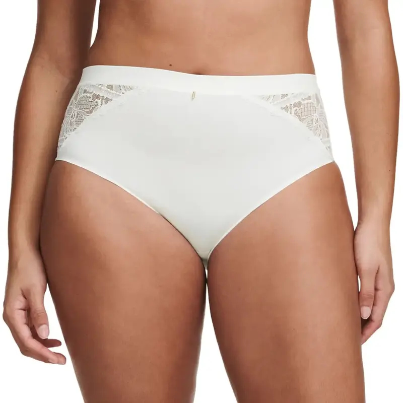 Slip alto donna in microfibra e pizzo Orangerie Dr