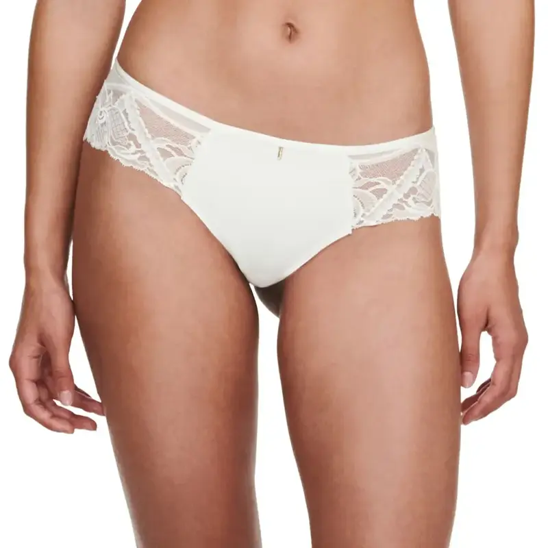 Slip culotte donna in microfibra e pizzo Orangerie