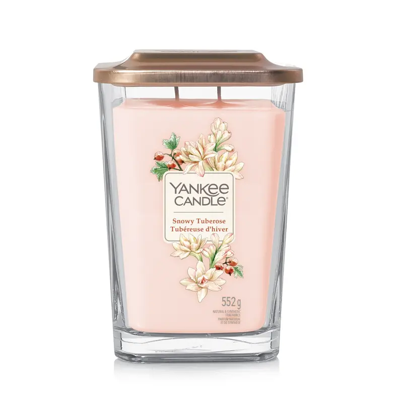 SNOWY TUBEROSE -Yankee Candle- Candela Grande - ELAVATION