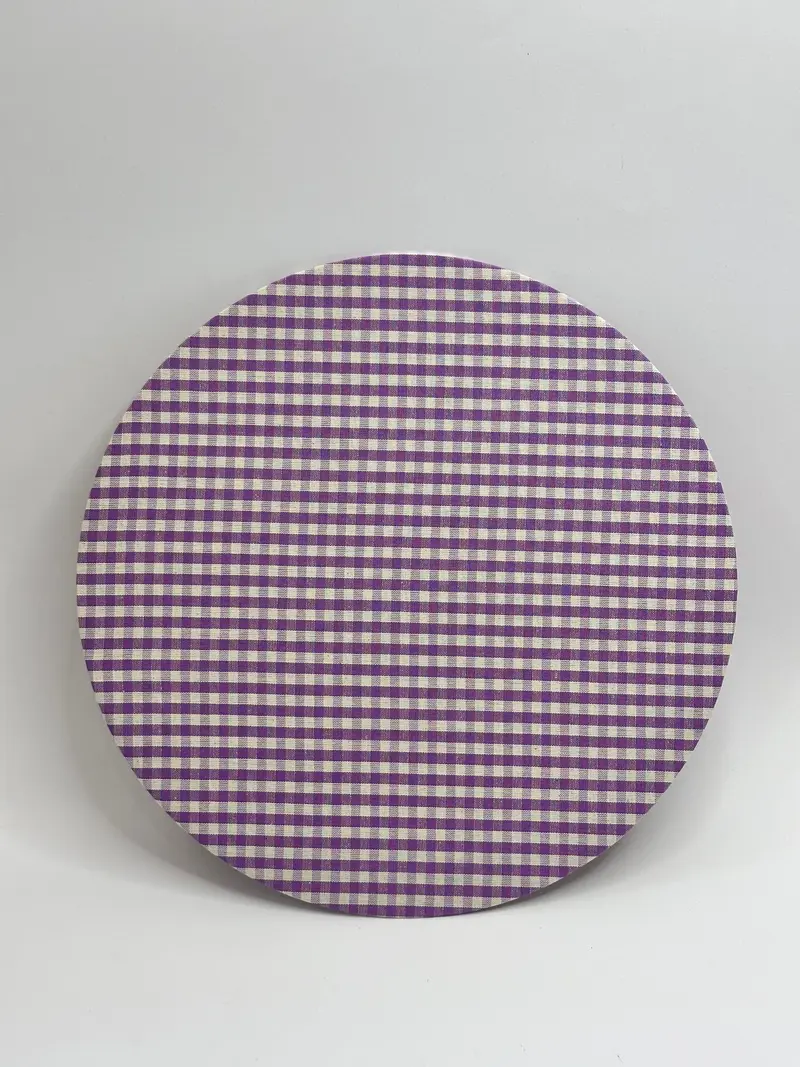 Sottopiatto tessuto Vichy - Viola