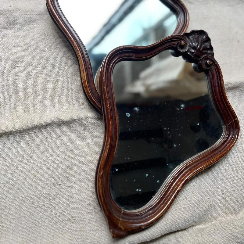 Specchio - Bordo liscio - Vintage