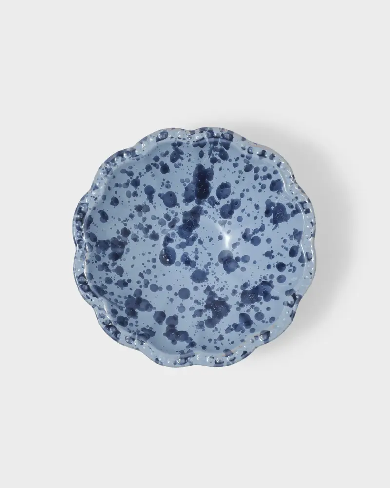 Speckled Small Bowl, Blue