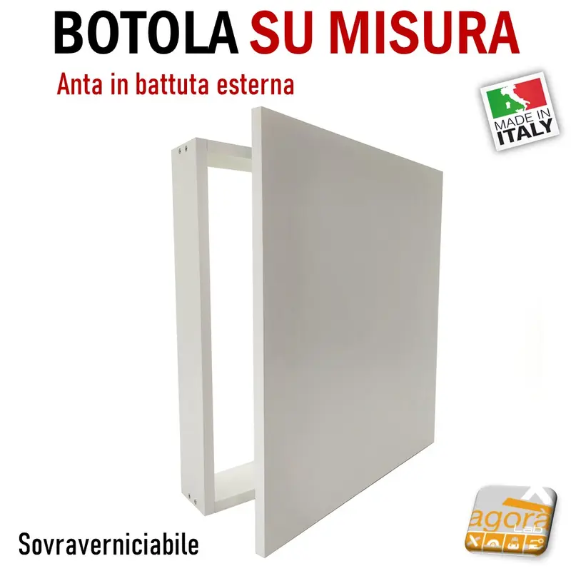 SPORTELLO BOTOLA INCASSO X CARTONGESSO MURO SU MISURA BT-EST ANTINA CON TELAIO
