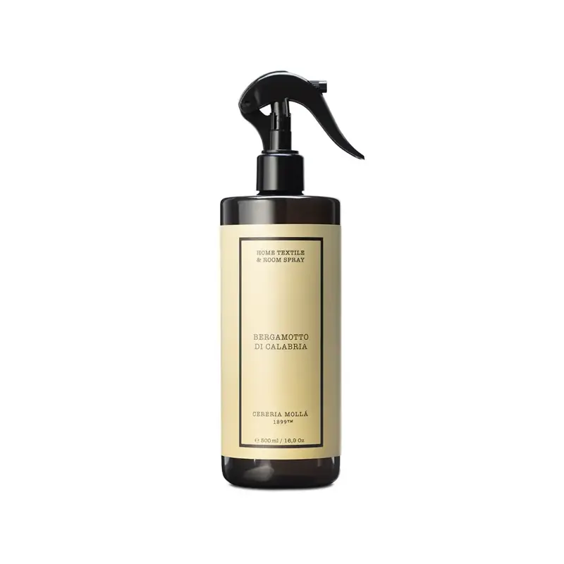 Spray ambienti e tessuti 500 ml Bergamotto di Calabria | Cereria Molla 1899