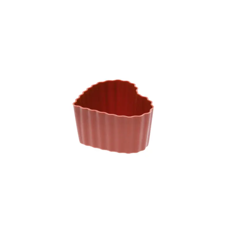 STAMPO PER CUPCAKE CUORE 6 PEZZI SILICONE SAMBONET