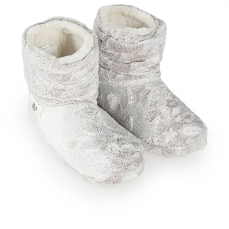 Stivaletto fantasia floreale con pelliccia interna | MaryHome