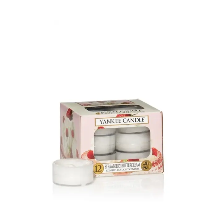 STRAWBERRY BUTTERCREAM -Yankee Candle- Tea Light