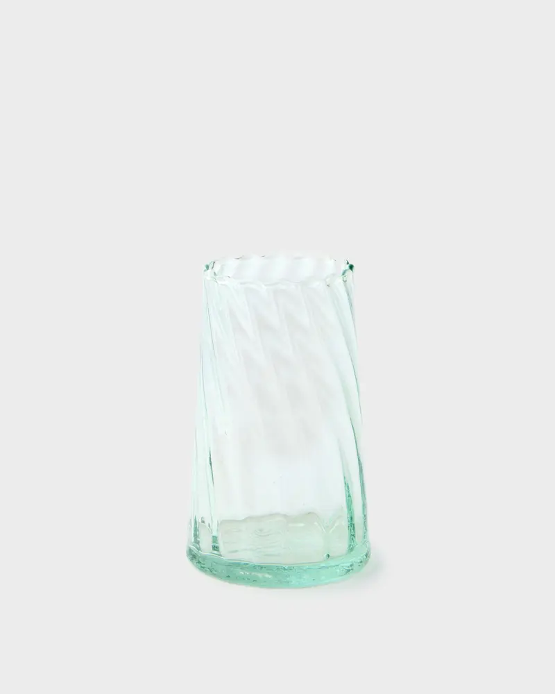 Strie Ribbed Water Glass