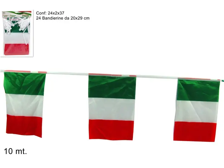 STRISCIONE 24PZ BANDIERINA ITALIANA