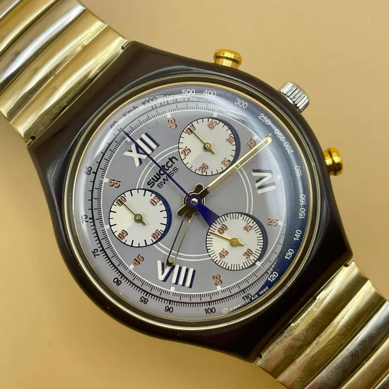 Swatch "Chrono Alabama" SCN 105 orologio quarzo 37 mm Swiss 1992