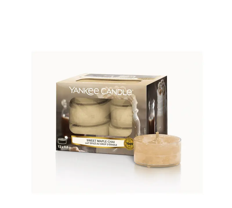 SWEET MAPLE CHAI -Yankee Candle- Tea Light