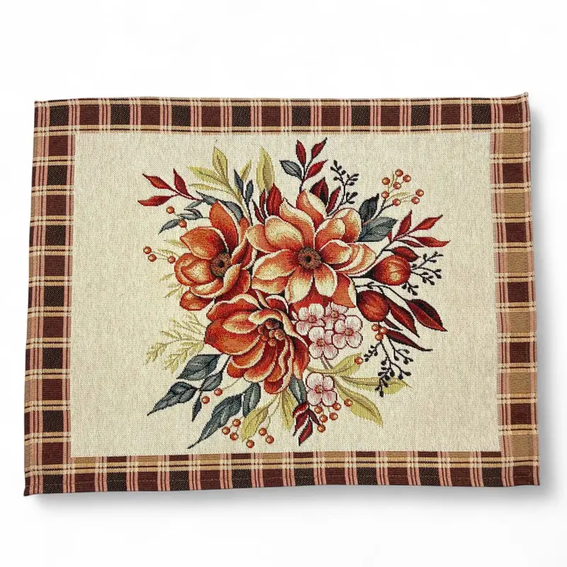 Table Set SCARLETT Placemat Tovaglietta Gobelin Jacquard, 40 x 50 cm