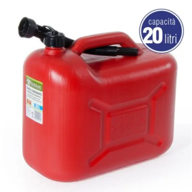 Tanica Plastica con Boccaglio 20L – Capacità e Sicurezza per Ogni Necessità