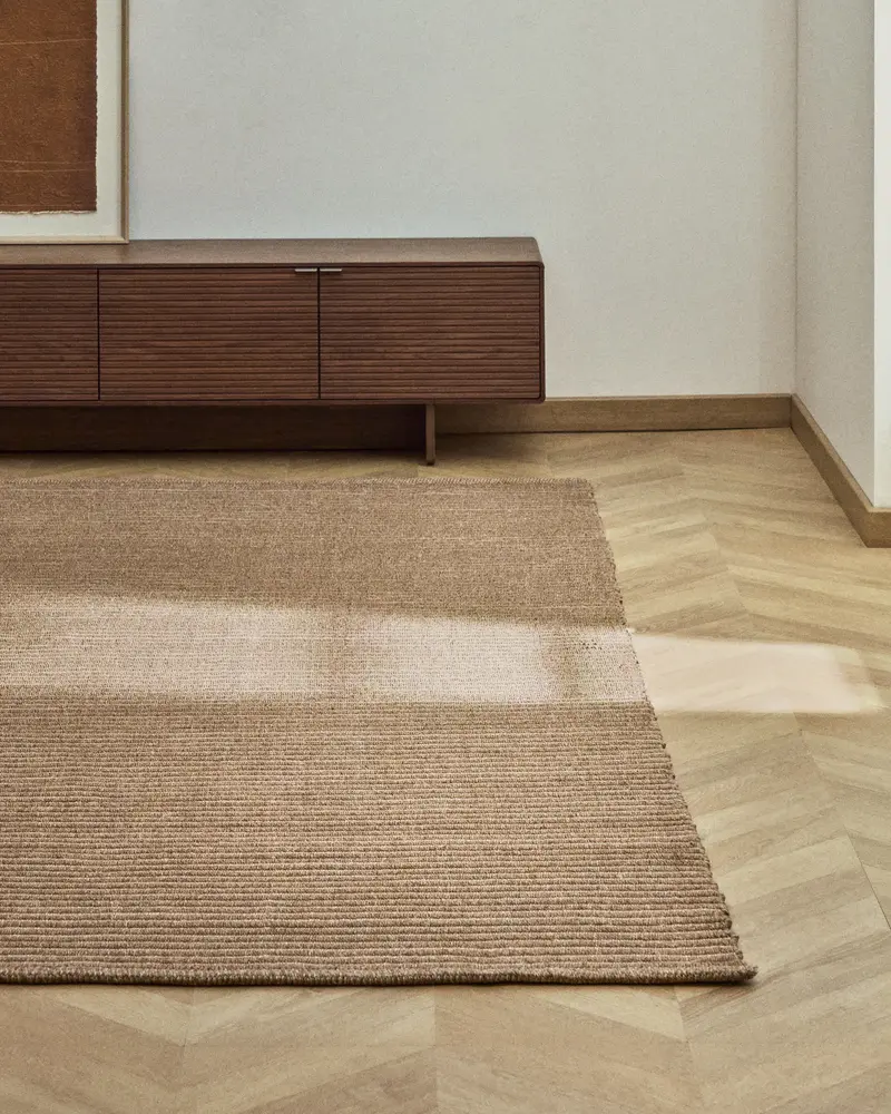 Tappeto Ardelia in fibre sintetiche beige 200 x 300 cm