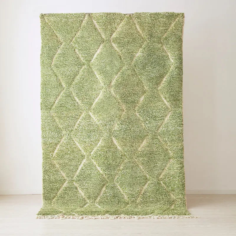 Tappeto Beni Ourain Pistacchio 250x160 cm