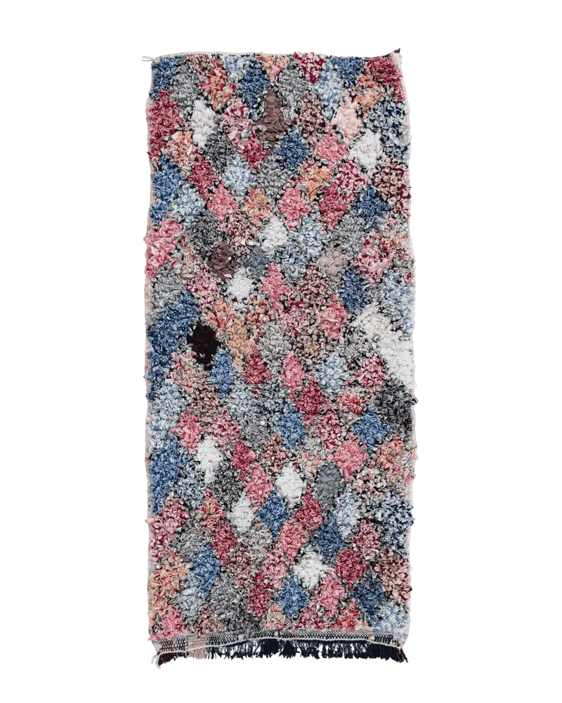 Tappeto Boucherouite 105x52 cm