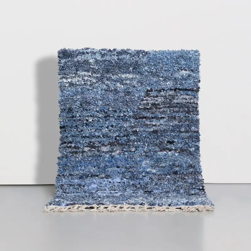 Tappeto Boucherouite "Casa Denim" 1.7*1.2 m