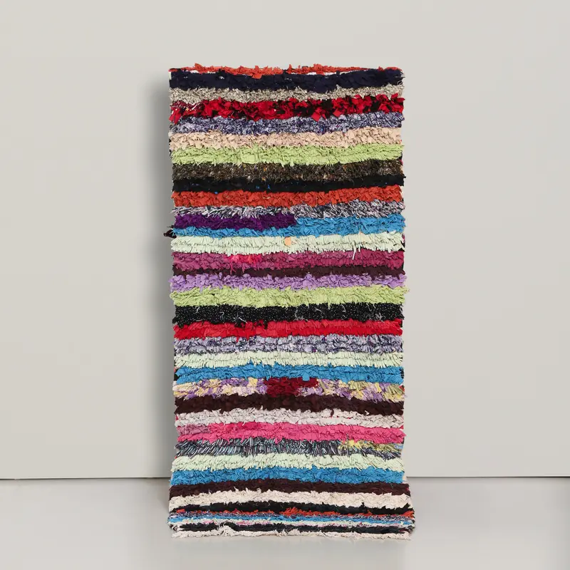 Tappeto Boucherouite Vintage 175x80 cm
