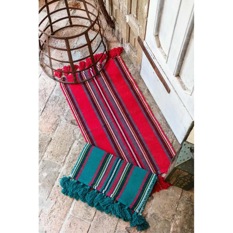 TAPPETO CON RIGHE E NAPPE ASSORTITO