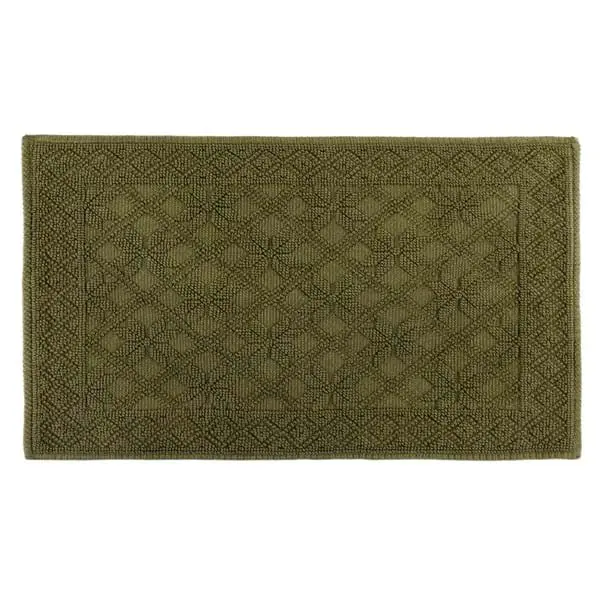 Tappeto in cotone verde