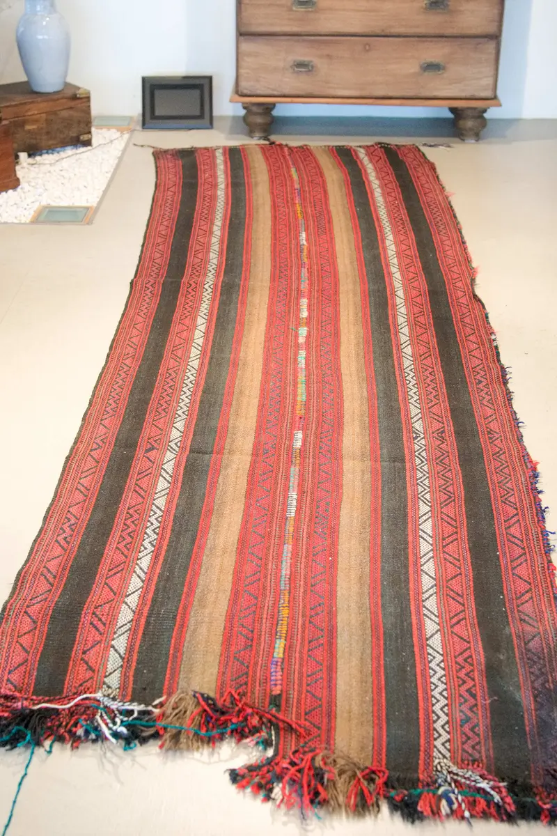 Tappeto in lana Djidjim kilim