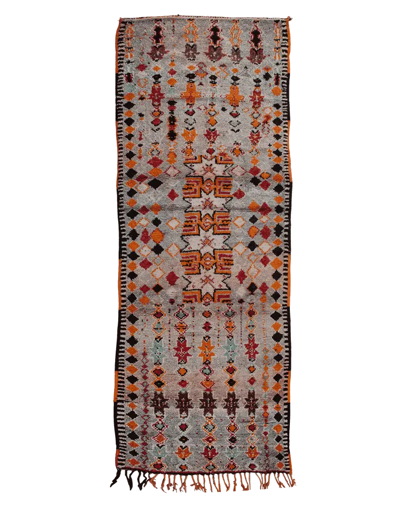 Tappeto Taznakht vintage 315x105cm