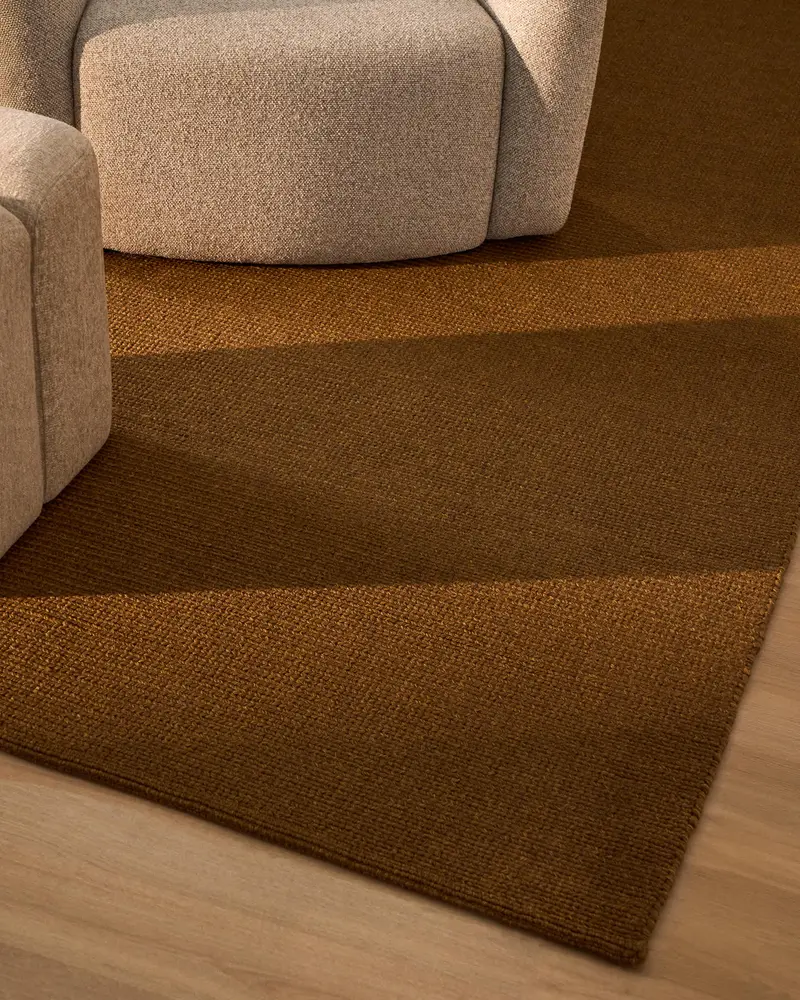 Tappeto Turiane di fibre sintetiche marrone 200 x 300 cm