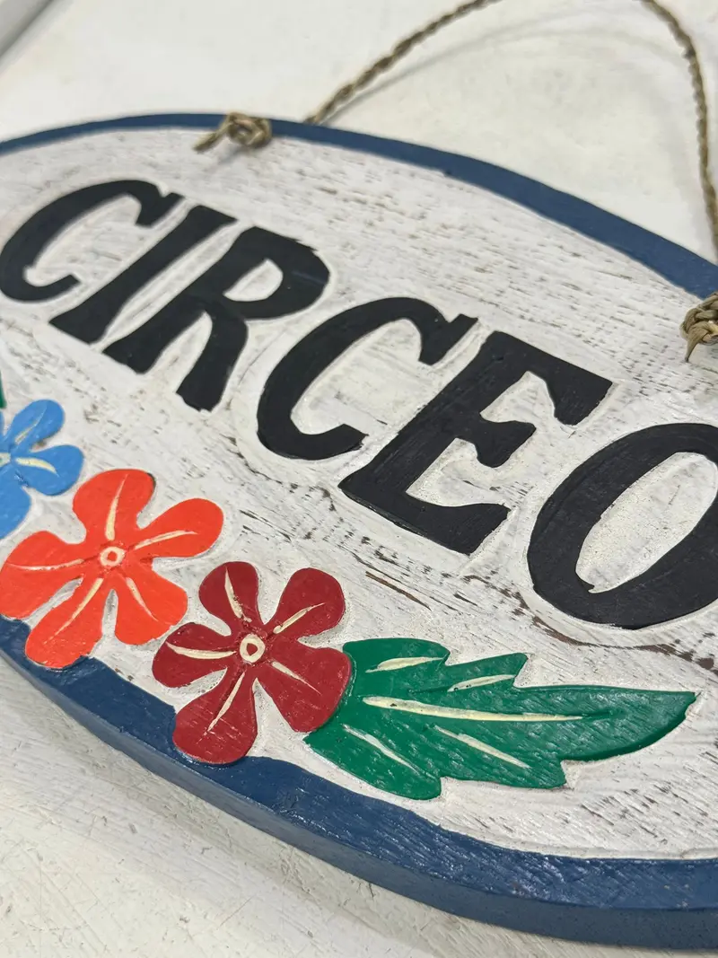 TARGA OVALE CIRCEO FRANGIPANE